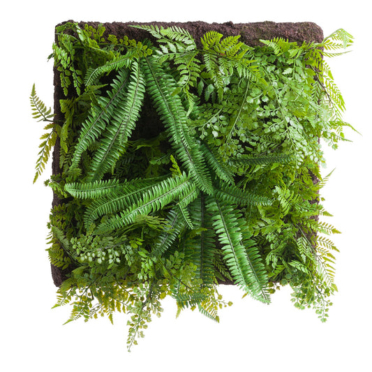 Fern And Greenery Wall Panel